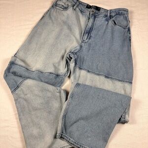 Hollister two toned Light Blue Jeans size 13 (0015)